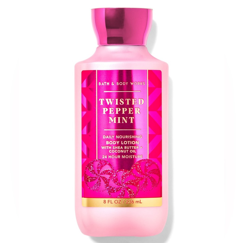 B&BW Twisted Peppermint Body Lotion NWT